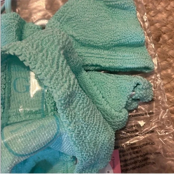 NWT • Hunza G Misty Bikini in Metallic Mint - Picture 5 of 14